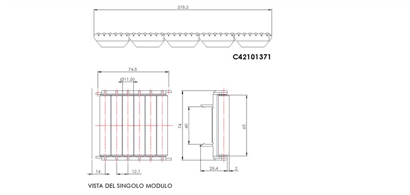 C42101371 - Roller side guide / Lateral guides / Supports and guides / Products / Alutec | Profili in alluminio, sistemi di trasporto e automazione industriale - Alutec Group C42101371 - Roller side guide / Lateral guides / Supports and guides / Products / Alutec | Profili in alluminio, sistemi di trasporto e automazione industriale - Alutec Group