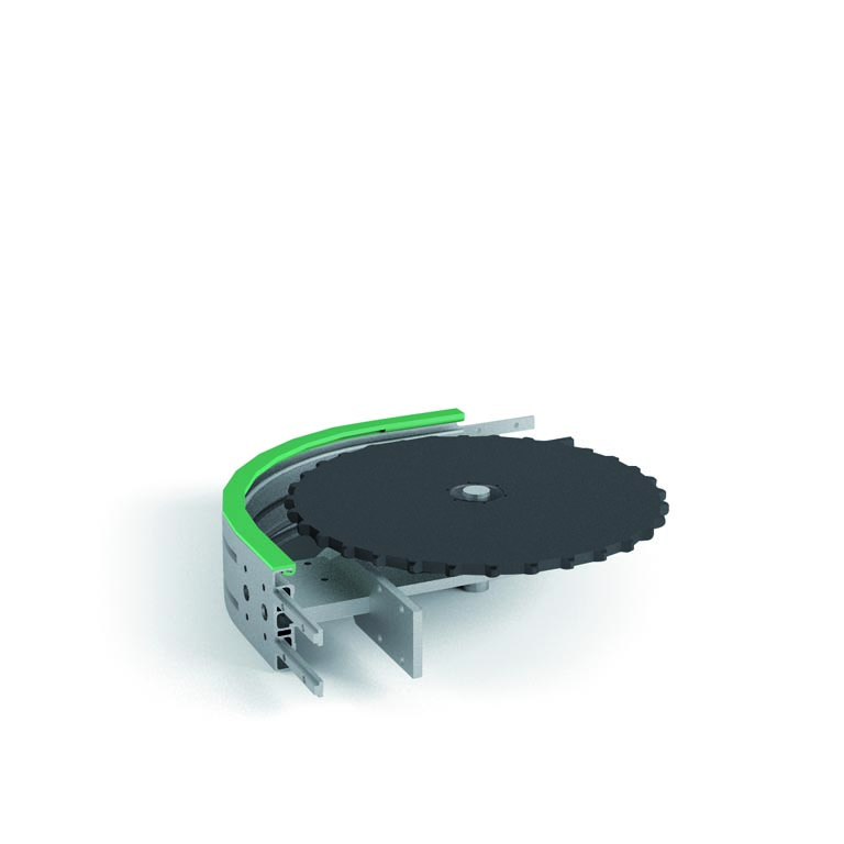 AR100086-90 - One way 90° idle curve average radius 200 mm / Components for channel 86 mm / Aluflex / Products / Alutec | Profili in alluminio, sistemi di trasporto e automazione industriale - Alutec Group AR100086-90 - One way 90° idle curve average radius 200 mm / Components for channel 86 mm / Aluflex / Products / Alutec | Profili in alluminio, sistemi di trasporto e automazione industriale - Alutec Group