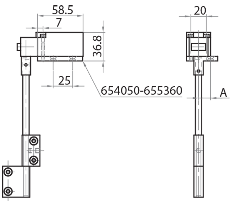654545 - Hinges safety switch kit / Completion accessories / Accessories for structures and protections / Products / Alutec | Profili in alluminio, sistemi di trasporto e automazione industriale - Alutec Group 654545 - Hinges safety switch kit / Completion accessories / Accessories for structures and protections / Products / Alutec | Profili in alluminio, sistemi di trasporto e automazione industriale - Alutec Group